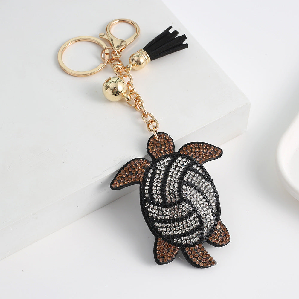 Sports turtle charms for bum bag purses and key or phone