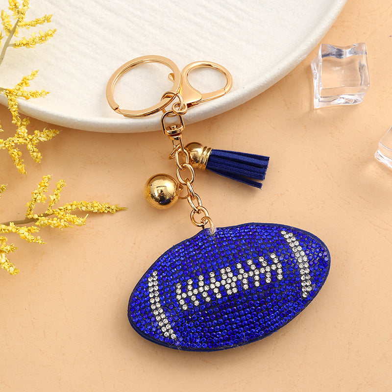 Football soft rhinestones phone charms  bag charms and purse charms